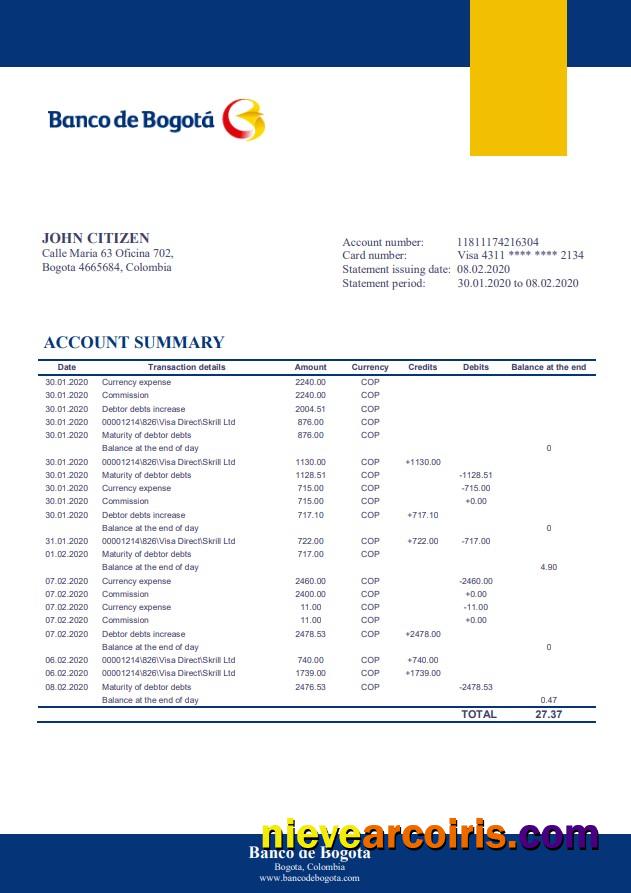 Colombia Banco de Bogotá